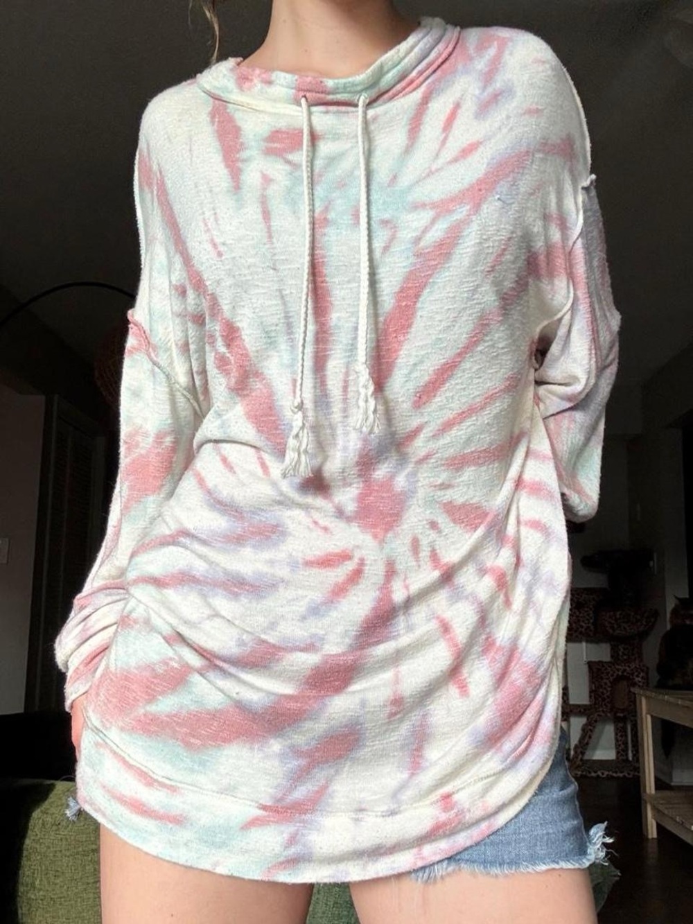 We The Free Tie-Dye Hooded Pullover